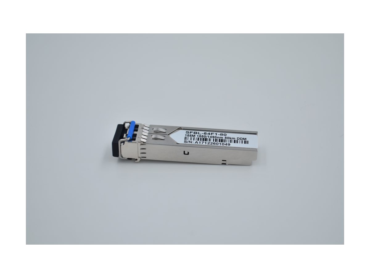 155M SFP 光模块 BIDI Tx1550/Rx1490nm 80km